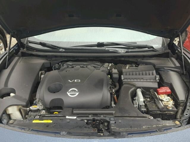 1N4AA5AP8AC831794 - 2010 NISSAN MAXIMA S BLUE photo 7