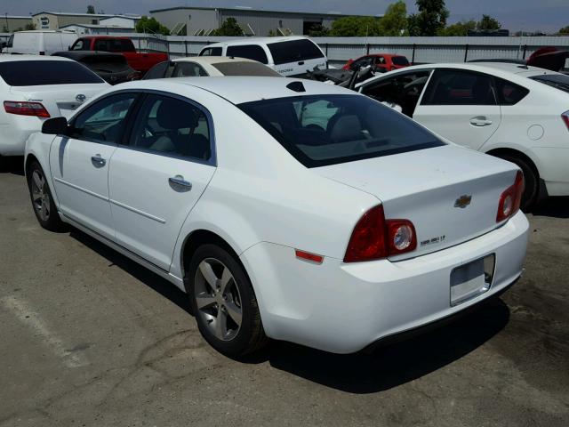 1G1ZC5E05CF178551 - 2012 CHEVROLET MALIBU 1LT 白色 照片 3