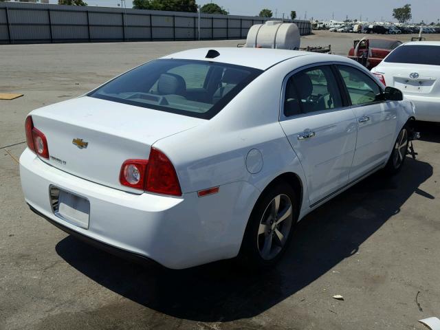 1G1ZC5E05CF178551 - 2012 CHEVROLET MALIBU 1LT 白色 照片 4