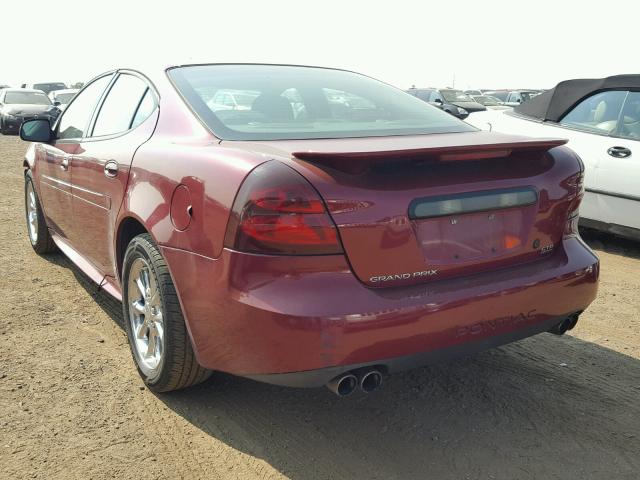 2G2WR544X41257790 - 2004 PONTIAC GRAND PRIX Բորդո լուսանկար 3