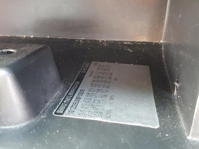 1G1ZC5EUXBF133316 - 2011 CHEVROLET MALIBU 1LT 灰色 照片 10