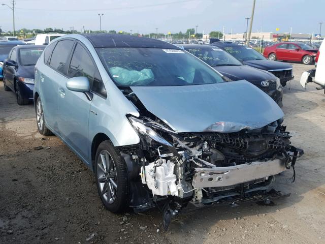 JTDZN3EU4HJ072928 - 2017 TOYOTA PRIUS V GREEN photo 1