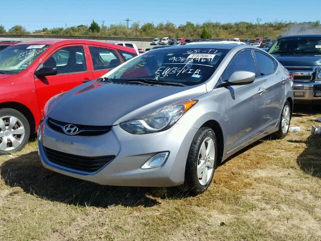 KMHDH4AE0DU904193 - 2013 HYUNDAI ELANTRA GL GRAY photo 2