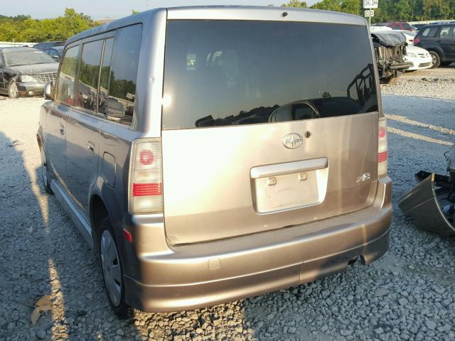 JTLKT324664076958 - 2006 TOYOTA SCION XB ნაცრისფერი ფოტო 3