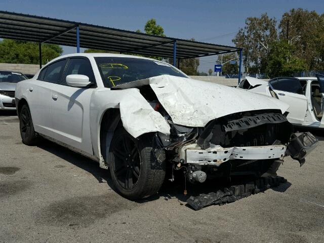 2B3CL3CG6BH606885 - 2011 DODGE CHARGER WHITE photo 1