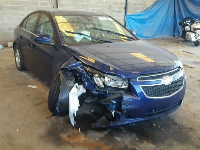 1G1PC5SB4D7307162 - 2013 CHEVROLET CRUZE LT BLUE photo 1