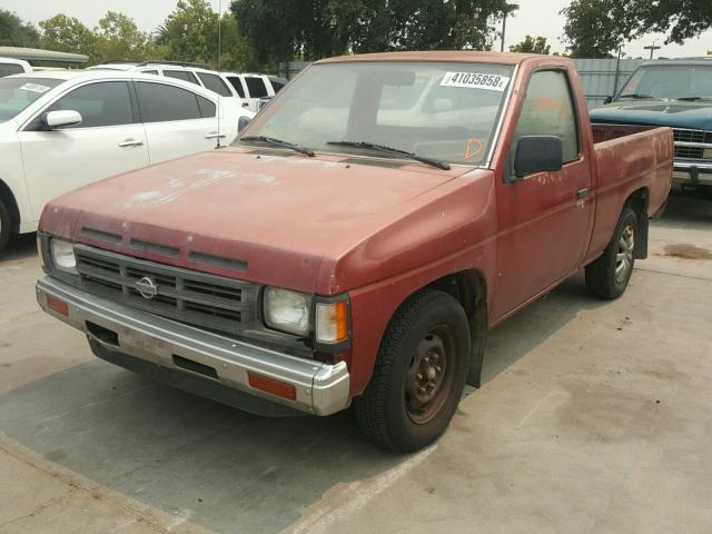 1N6SD11S3MC398583 - 1991 NISSAN TRUCK SHOR RED photo 2