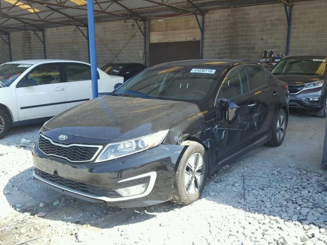 KNAGM4ADXC5036360 - 2012 KIA OPTIMA HYB BLACK photo 2