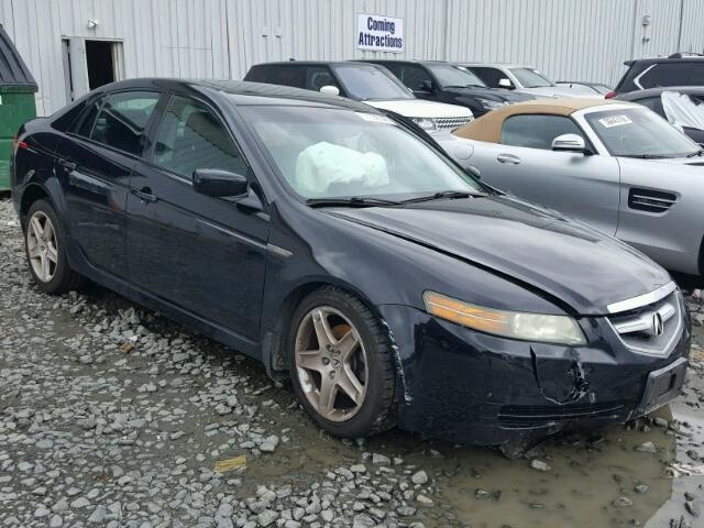 19UUA66215A011750 - 2005 ACURA TL BLACK photo 1