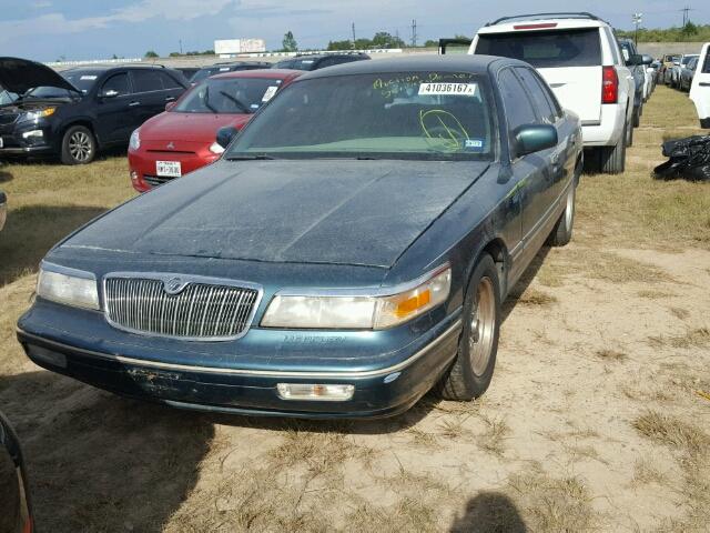 2MELM75W9TX641580 - 1996 MERCURY GRAND MARQ GREEN photo 2