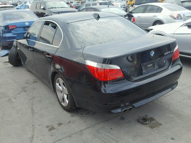 WBANF33597CW69239 - 2007 BMW 525 XI Schwarz Foto 3