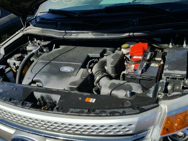 1FMHK7D81CGA83001 - 2012 FORD EXPLORER BLACK photo 7