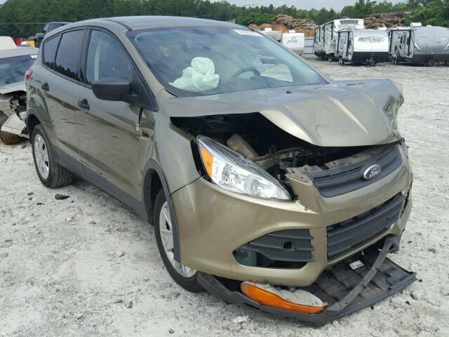 1FMCU0F76DUA95258 - 2013 FORD ESCAPE S GREEN photo 1