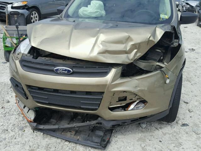 1FMCU0F76DUA95258 - 2013 FORD ESCAPE S GREEN photo 9