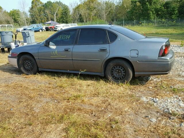 2G1WF52E559347781 - 2005 CHEVROLET IMPALA GRAY photo 9