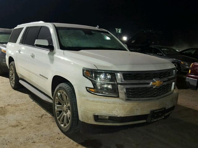 1GNSKJKC7FR269916 - 2015 CHEVROLET SUBURBAN WHITE photo 1