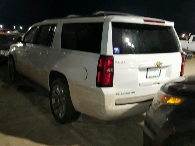 1GNSKJKC7FR269916 - 2015 CHEVROLET SUBURBAN WHITE photo 3