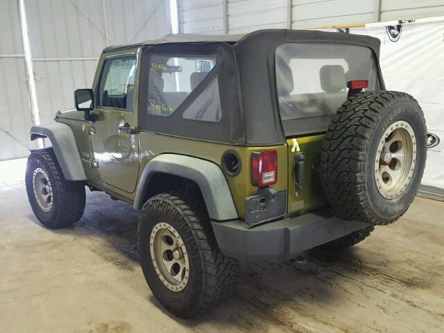 1J4AA2D17AL225784 - 2010 JEEP WRANGLER S GREEN photo 3