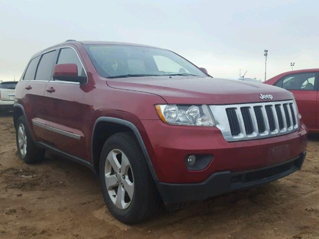 1C4RJEAG5CC142697 - 2012 JEEP GRAND CHER MAROON photo 1