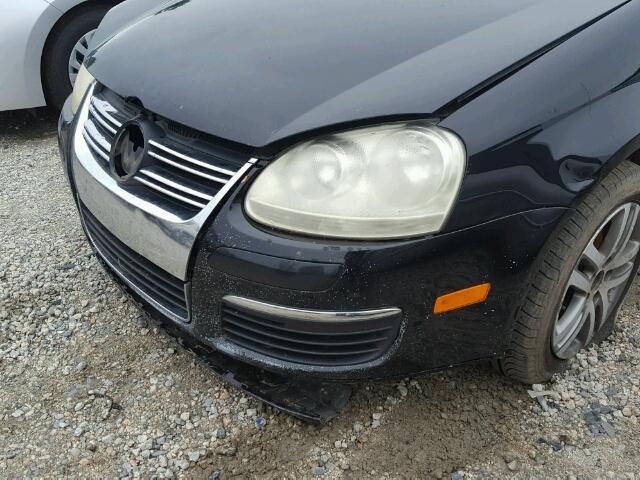 3VWSG71K35M641884 - 2005 VOLKSWAGEN NEW JETTA BLACK photo 9