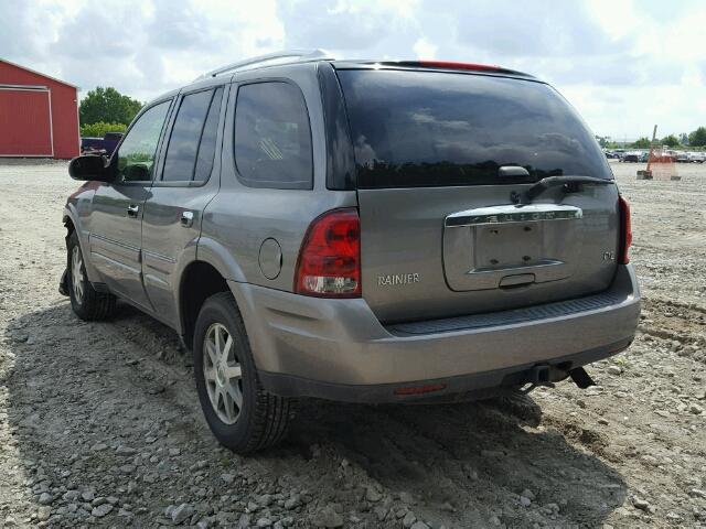 5GADT13S372250764 - 2007 BUICK RAINIER CX GRAY photo 3