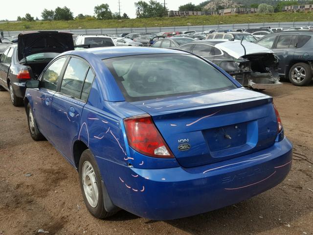1G8AZ52F34Z209978 - 2004 SATURN ION LEVEL BLUE photo 3
