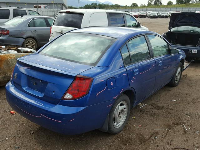 1G8AZ52F34Z209978 - 2004 SATURN ION LEVEL BLUE photo 4