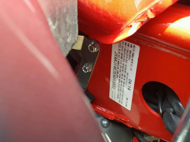 JYARJ18E2EA013582 - 2014 YAMAHA FZ6 R RED photo 10