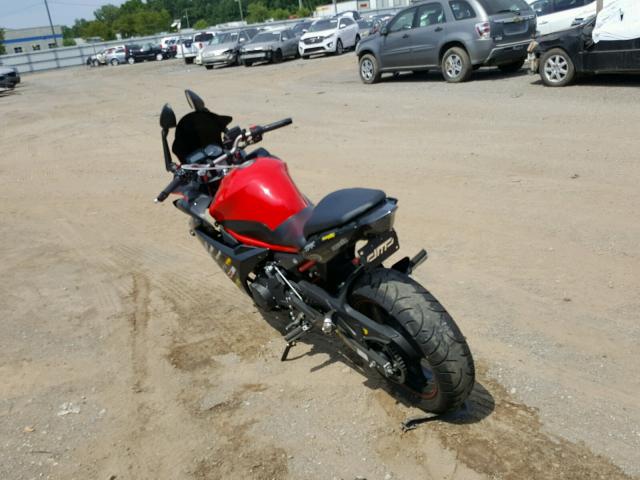 JYARJ18E2EA013582 - 2014 YAMAHA FZ6 R RED photo 3