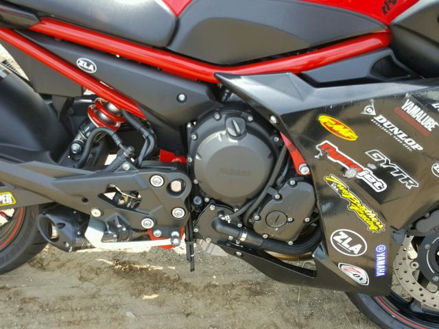 JYARJ18E2EA013582 - 2014 YAMAHA FZ6 R RED photo 7