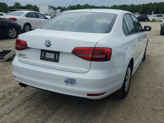 3VW2K7AJ5FM249772 - 2015 VOLKSWAGEN JETTA BASE 白色 照片 4