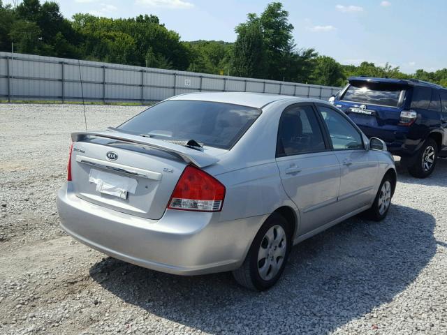 KNAFE121575395164 - 2007 KIA SPECTRA EX BLUE photo 4