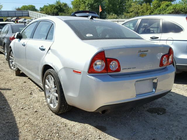 1G1ZE5E09CF316117 - 2012 CHEVROLET MALIBU LTZ 银色 照片 3