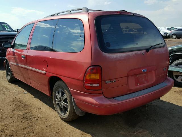 2FMDA5146WBB75689 - 1998 FORD WINDSTAR W RED photo 3