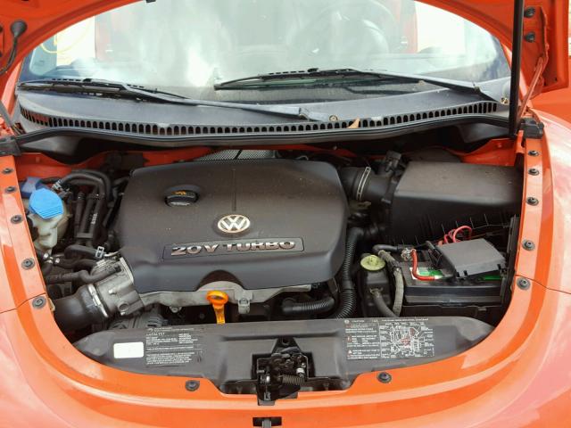 3VWCD31Y34M342405 - 2004 VOLKSWAGEN NEW BEETLE 橙色 照片 7