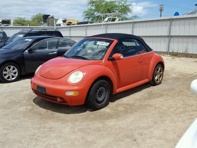 3VWCD31Y34M342405 - 2004 VOLKSWAGEN NEW BEETLE 橙色 照片 9