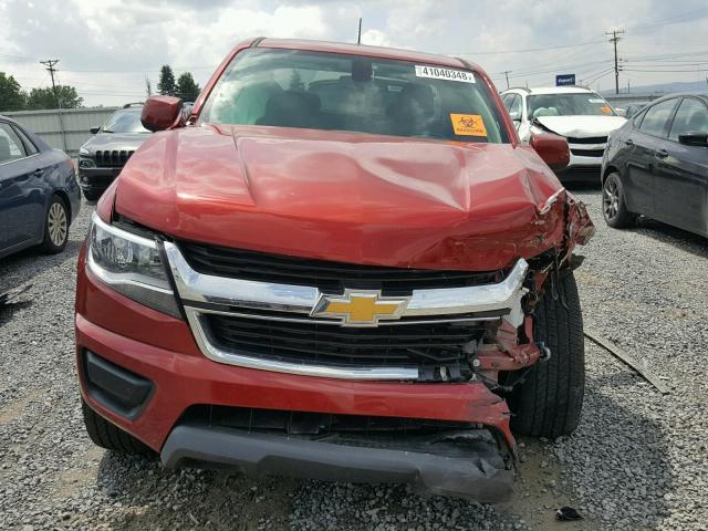 1GCHSCE34G1148321 - 2016 CHEVROLET COLORADO L BURGUNDY photo 7