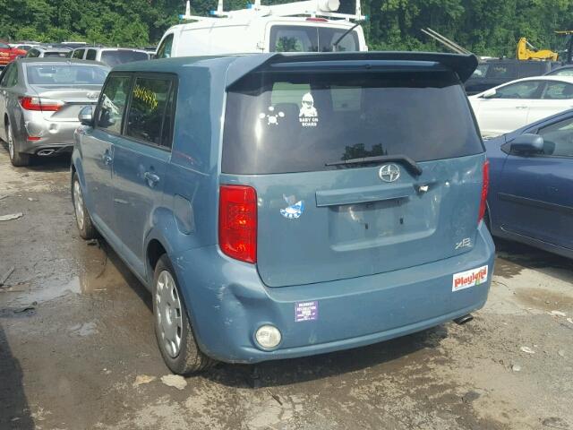 JTLKE50E891081666 - 2009 TOYOTA SCION XB Теңіз көгі фото 3