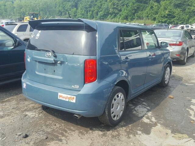 JTLKE50E891081666 - 2009 TOYOTA SCION XB Теңіз көгі фото 4