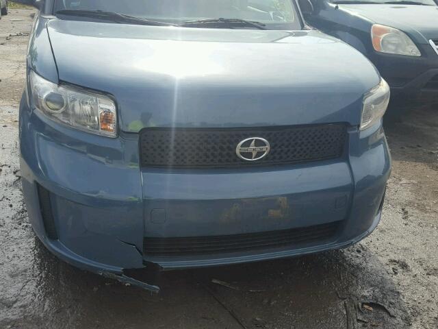 JTLKE50E891081666 - 2009 TOYOTA SCION XB Теңіз көгі фото 9