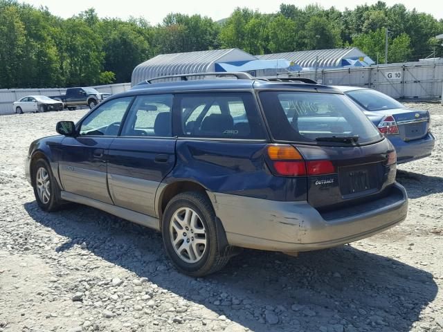 4S3BH675247637698 - 2004 SUBARU LEGACY OUT BLUE photo 3