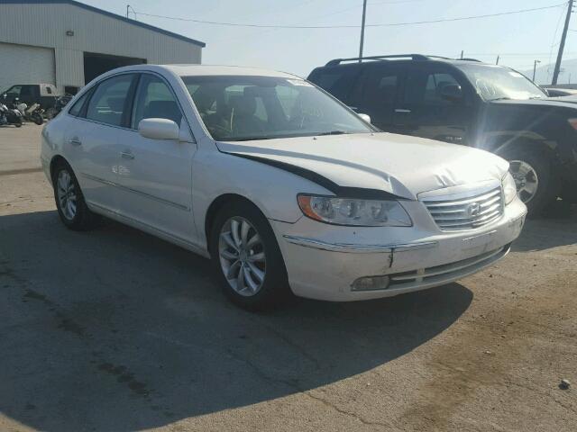 KMHFC46F97A192216 - 2007 HYUNDAI AZERA SE WHITE photo 1