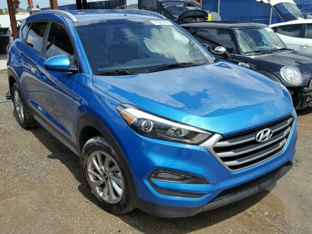 KM8J33A41JU707869 - 2018 HYUNDAI TUCSON LIM BLUE photo 1