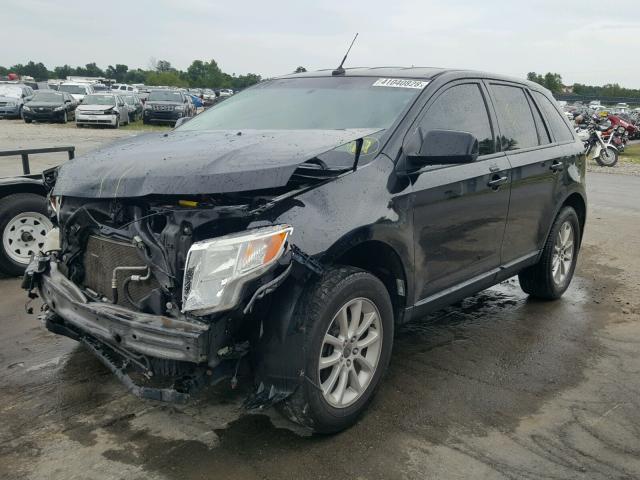 2FMDK38C09BA68351 - 2009 FORD EDGE SEL BLACK photo 2