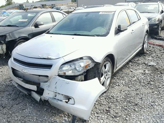 1G1ZA5E17BF102827 - 2011 CHEVROLET MALIBU LS ვერცხლისფერი ფოტო 2