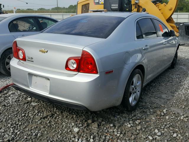 1G1ZA5E17BF102827 - 2011 CHEVROLET MALIBU LS ვერცხლისფერი ფოტო 4