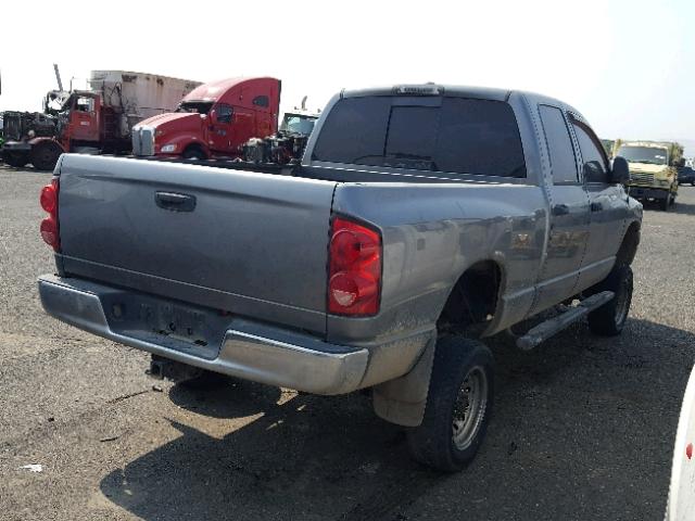1D7KS28A77J582815 - 2007 DODGE RAM 2500 S ნაცრისფერი ფოტო 4