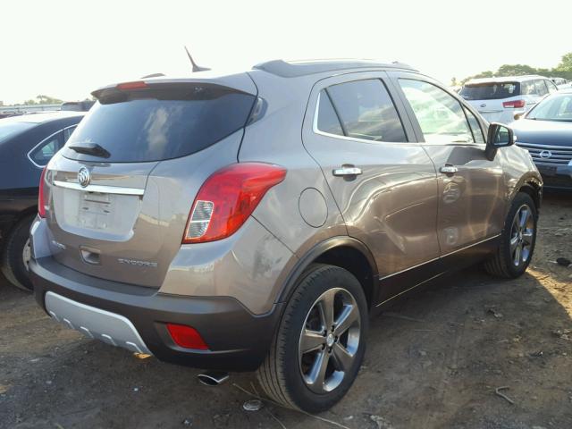 KL4CJBSB5EB777686 - 2014 BUICK ENCORE CON GRAY photo 4