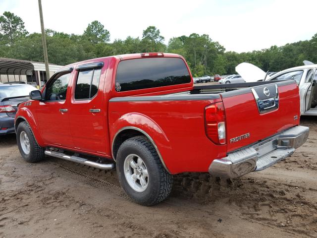 1N6AD07U85C452590 - 2005 NISSAN FRONTIER C RED photo 3