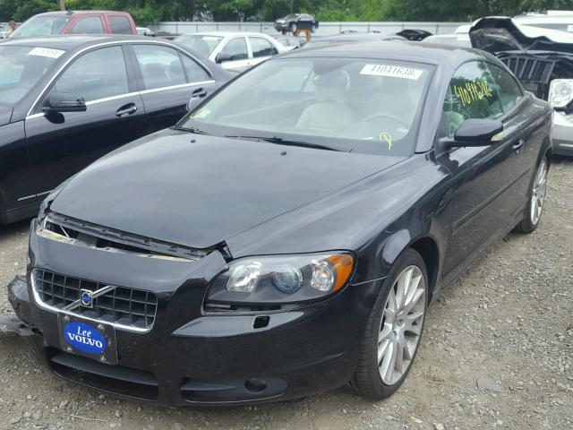 YV1MC68216J001575 - 2006 VOLVO C70 T5 BLACK photo 2